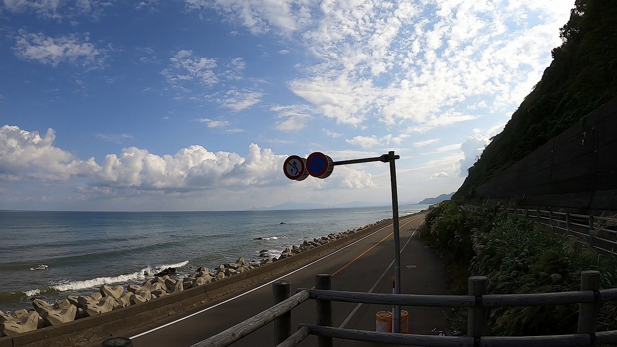 上越糸魚川自転車道 日本海